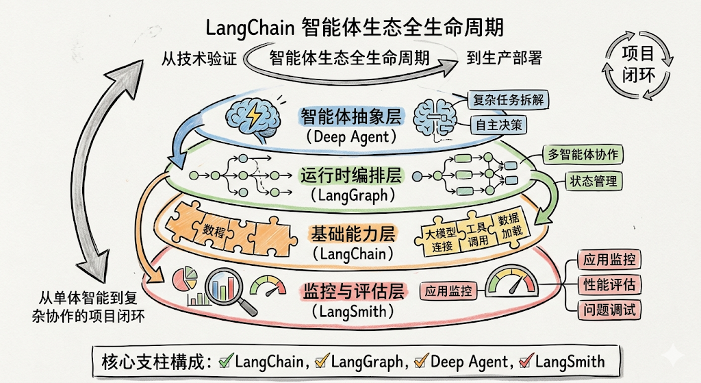 LangChain 智能体生态全生命周期